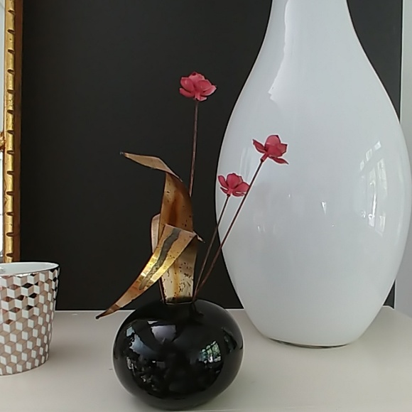 Vintage Brass Floral decor - Picture 4 of 4